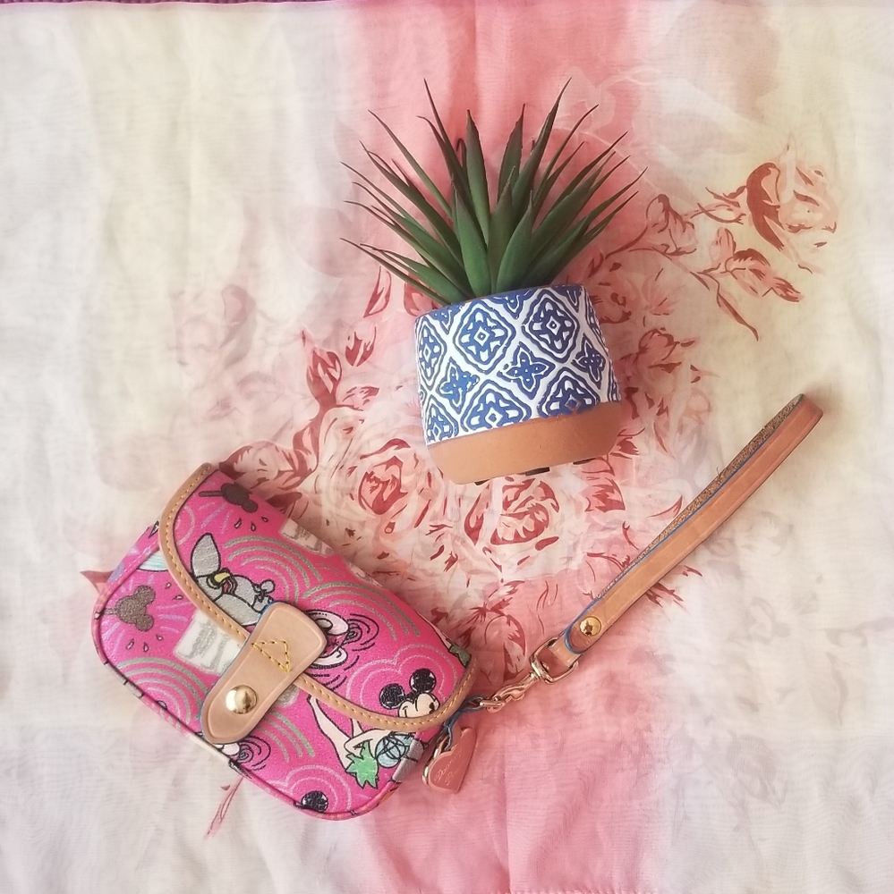 D&B Disney Pink Wristlet